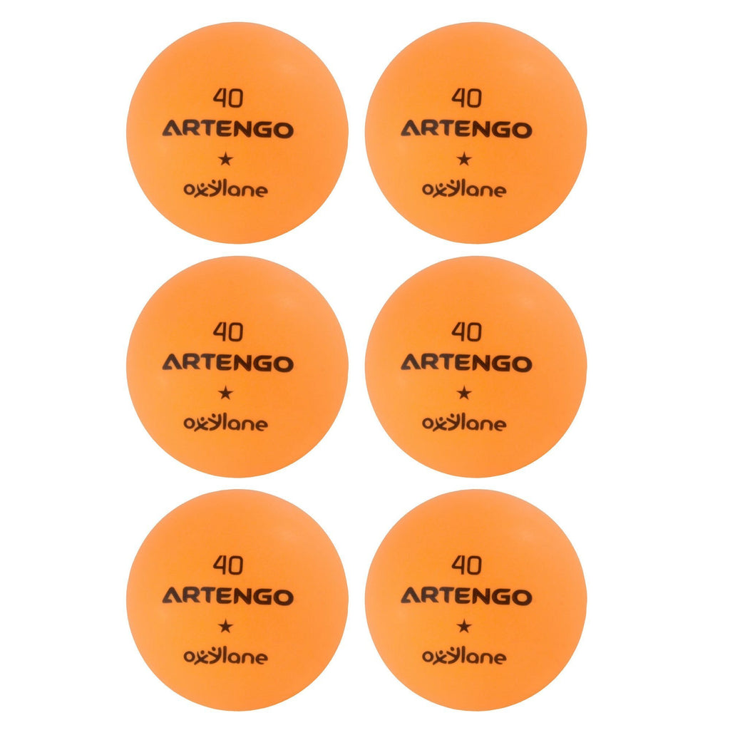 Table Tennis Balls FB800 6-Pack